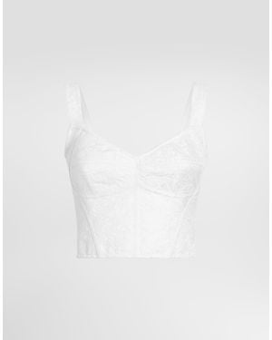 Dolce & Gabbana Bustier - White
