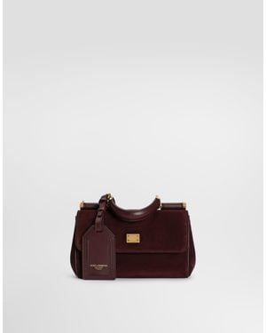 Dolce & Gabbana Borsa A Mano My Sicily Mini - Marrone
