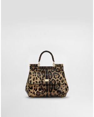 Dolce & Gabbana Henkeltasche Sicily Mittelgroß - Weiß