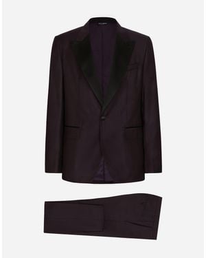 Dolce & Gabbana Single-Breasted Tuxedo Suit - Black