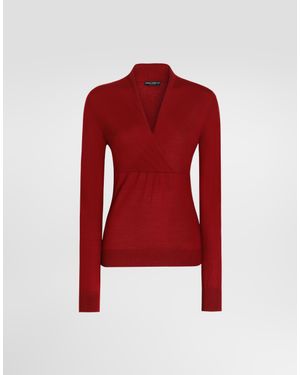 Dolce & Gabbana Cashmere Pullover - Red