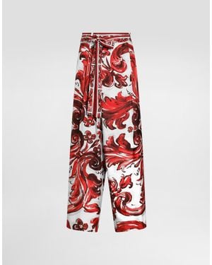 Dolce & Gabbana Pantalone - Red