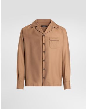 Dolce & Gabbana Camicia Hawaii - Neutro
