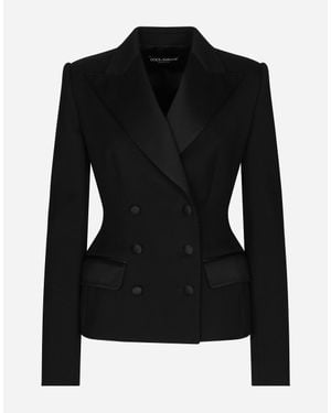 Dolce & Gabbana Giacca Doppiopetto Tuxedo Dolce - Nero