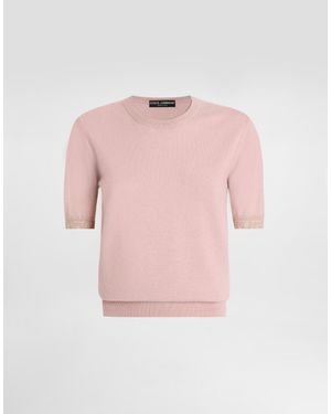 Dolce & Gabbana Cashmere Pullover - Pink