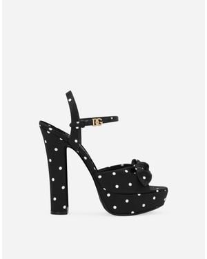 Dolce & Gabbana Sandalo Platform - Bianco