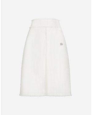 Dolce & Gabbana ミディスカート クレープ サイドスリット Dolce & Gabbana ミディスカート クレープ サイドスリット