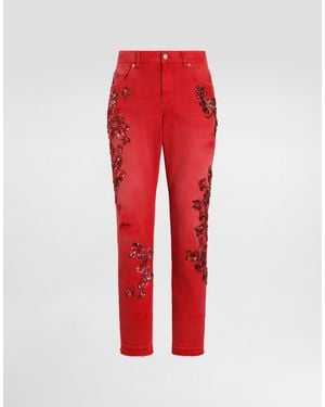 Dolce & Gabbana Pantalone - Red