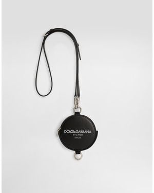 Dolce & Gabbana Calfskin Coin Pouch - White