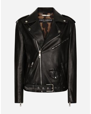 ジャケット・アウター 07aw DOLCE&GABBANA leather riders jacket SALE｜DOLCE & GABBANA ドルチェ & ガッバーナ / ゴートレザー ツイン ジャケット・アウター