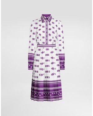 Dolce & Gabbana Abito Chemisier - Bianco