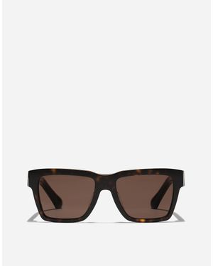 Dolce & Gabbana Occhiali Da Sole Mirror Logo - Grigio