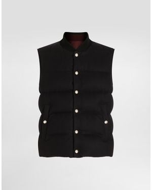 Dolce & Gabbana Quilted Padded Gilet - Black