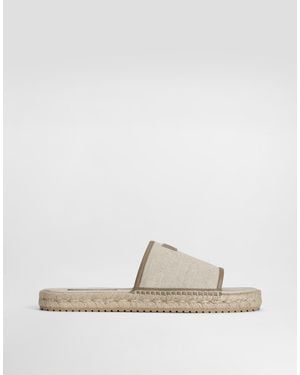 Dolce & Gabbana Espadrilles Aus Canvas - Weiß