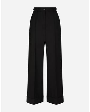 Dolce & Gabbana Twill Culottes - Black