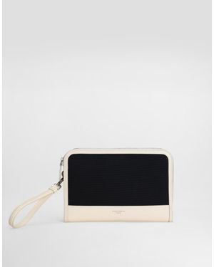 Dolce & Gabbana Clutch Atene Aus Baumwolle - Schwarz