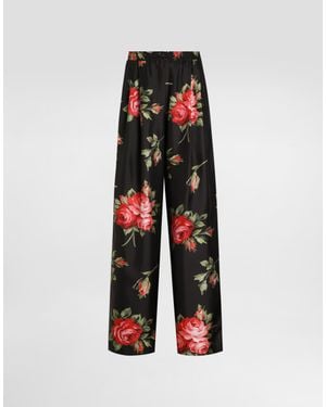 Dolce & Gabbana Wide Pants - Multicolor