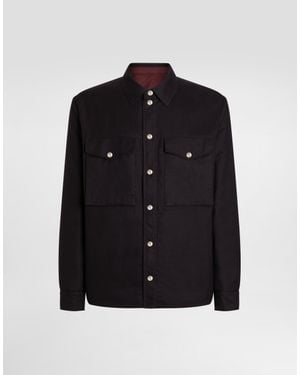 Dolce & Gabbana Reversible Shirt Jacket - Black