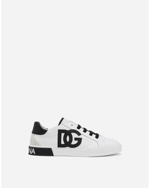 Dolce & Gabbana Sneaker Portofino Vintage - Bianco