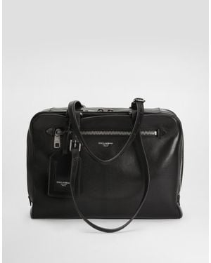 Dolce & Gabbana Ellis Calfskin Briefcase - Schwarz