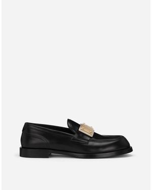Dolce & Gabbana モカシン バフカーフスキン - ブラック