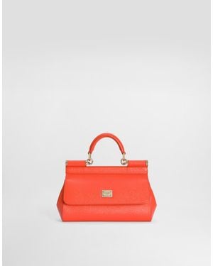 Dolce & Gabbana Mini Sicily Handbag - Red
