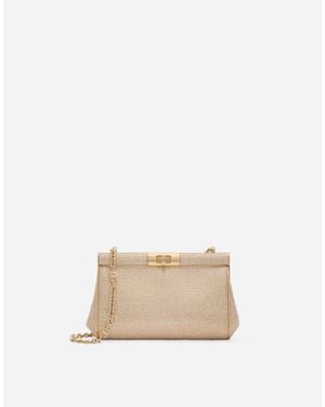 Dolce & Gabbana Small Marlene Shoulder Bag - Natural