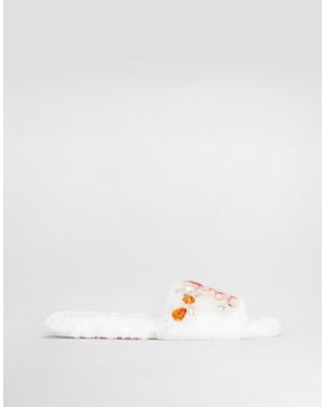 Dolce & Gabbana Ciabatta Flat - Blanco