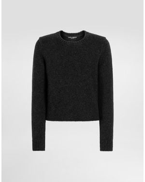 Dolce & Gabbana Wool Blend Pullover - ブラック