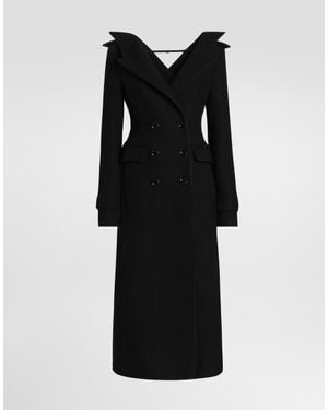Dolce & Gabbana Wool Coat - Black