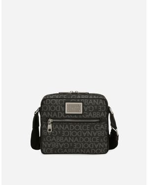 Dolce & Gabbana クロスボディバッグ コーティングジャカード - ブラック