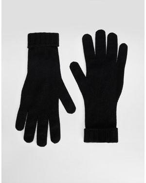 Dolce & Gabbana Cashmere Knit Gloves - ブラック