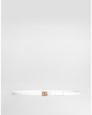 Dolce & Gabbana Cintura Logata - White