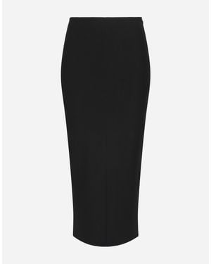 Dolce & Gabbana Pencil Midi Skirt - Black