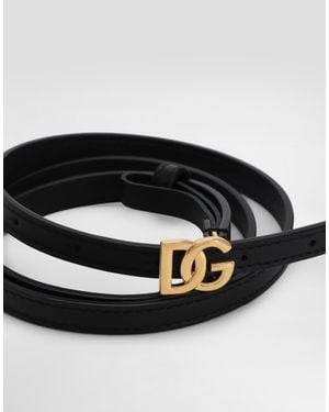 Dolce & Gabbana Cintura Logata - Negro