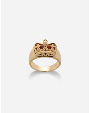 Dolce & Gabbana 18K Royal Ring - Metallic