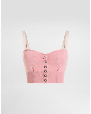 Dolce & Gabbana Cashmere Top - Pink