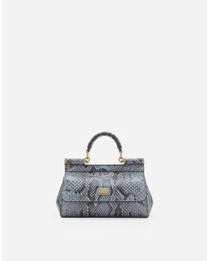 Dolce & Gabbana Small Sicily Handbag - White