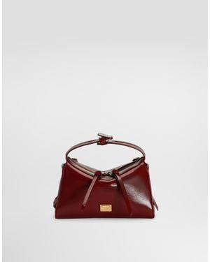 Dolce & Gabbana Vittoria Calfskin Handbag - Red
