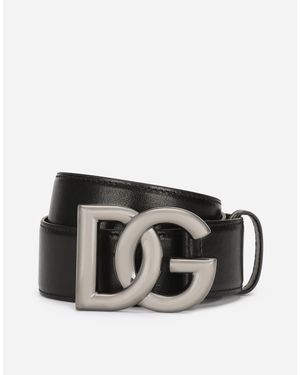 Dolce & Gabbana レザーベルト - ブラック