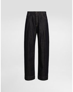 Dolce & Gabbana Denim Trousers - Black