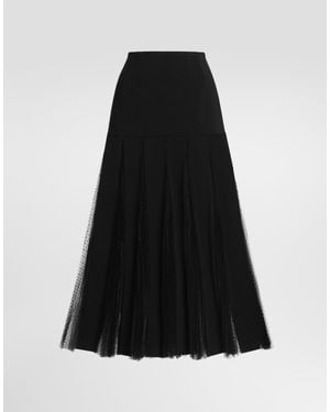 Dolce & Gabbana Jersey Skirt - Black