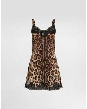 Dolce & Gabbana Sottoveste Corta - Marrón
