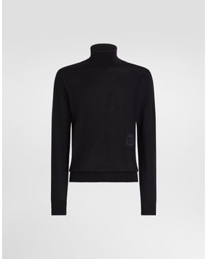 Dolce & Gabbana Cashmere Turtleneck - Blue