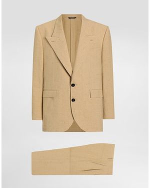 Dolce & Gabbana Single-Breasted Suit - Natural