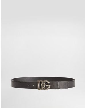 Dolce & Gabbana Alpine Calfskin Belt - ホワイト