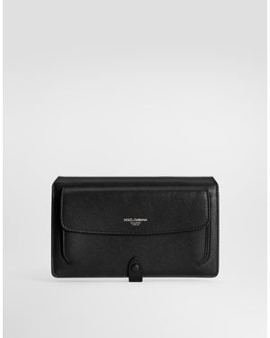 Dolce & Gabbana Calfskin Crossbody Minibag - Black