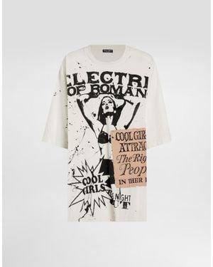 Dolce & Gabbana Oversize T-Shirt - White