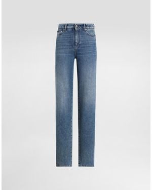 Dolce & Gabbana Denim Cigarette Jeans - Blau