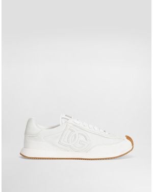 Dolce & Gabbana Dg Cushion Calfskin Trainer - Natural